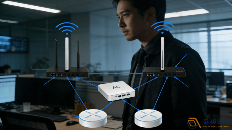 企業AC+瘦AP組網方案說明